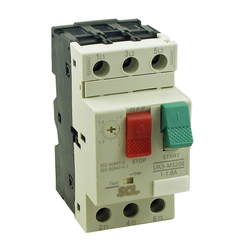 Switchtec QMS-1.6 SCL 1 - 1.6A Manual Motor Starter