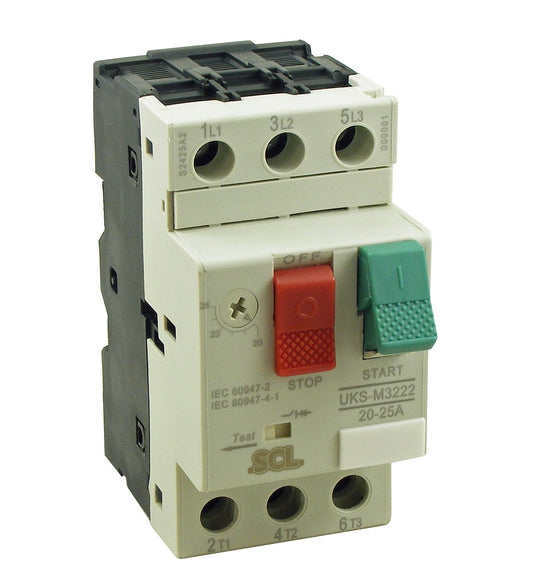 Switchtec QMS-25 SCL 20 - 25A Manual Motor Starter