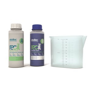 Wiska RE0100 RESIL 2 Part Mix Silicone Resin 1 Litre Blue IP68/IP69