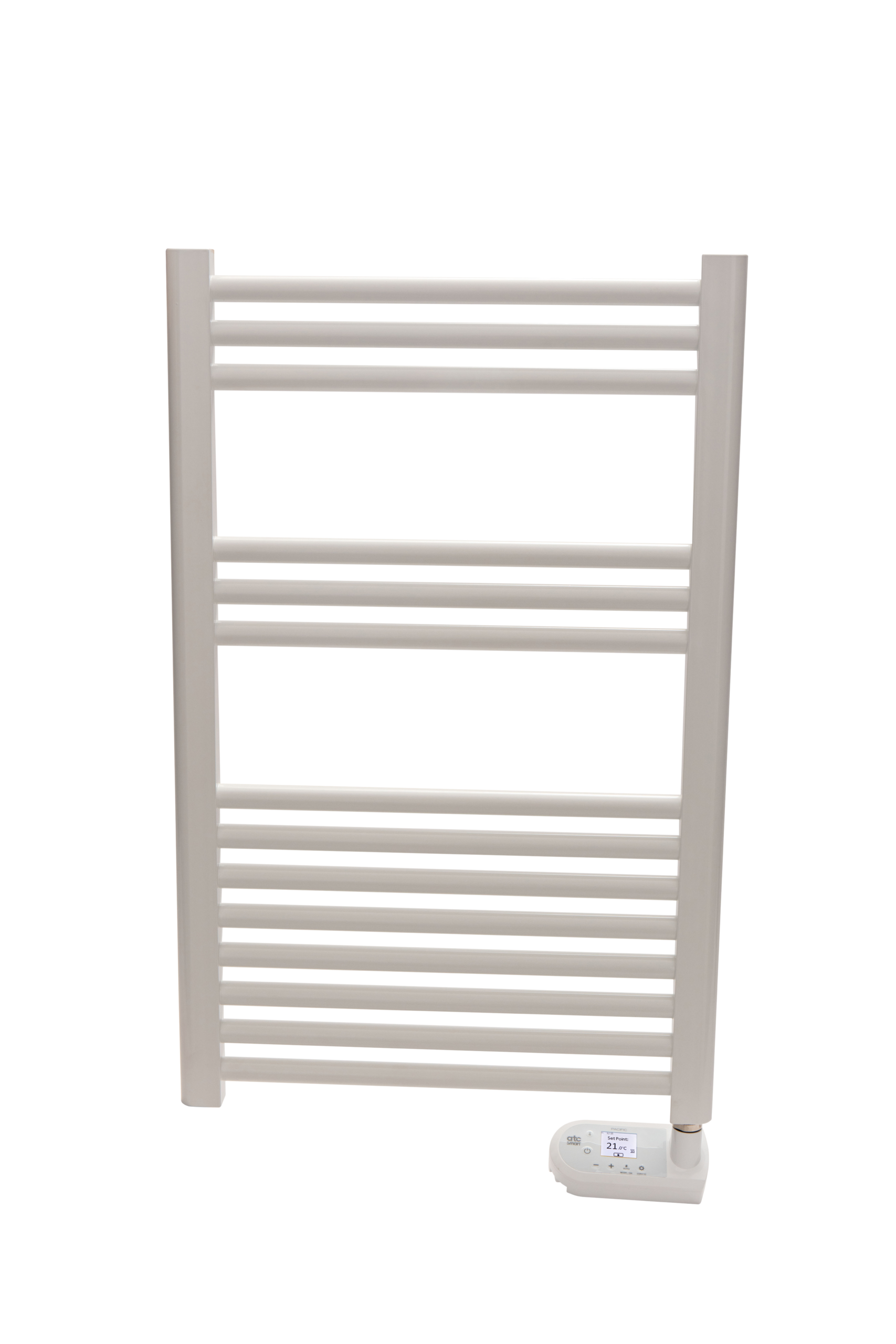 ATC RFTR920WH Pacific RF 18 Rail 450W 920 x 500mm Heated Towel Rail with WiFi and TFT LCD Display White