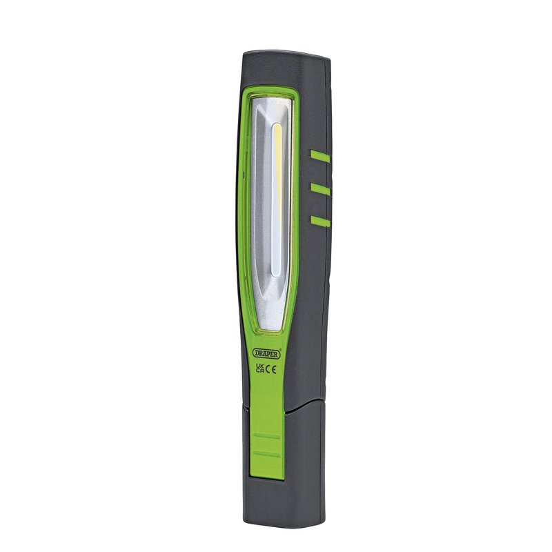 Draper RIL/COBV3/G 7W LED Rechargable Inspection Lamp Green