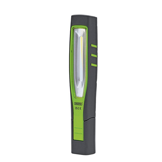 Draper RIL/COBV3/G 7W LED Rechargable Inspection Lamp Green