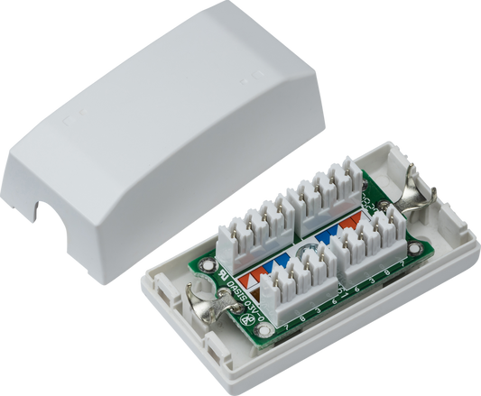 Data RJ45-JB RJ45 CAT 5 / CAT 6 Junction Box White