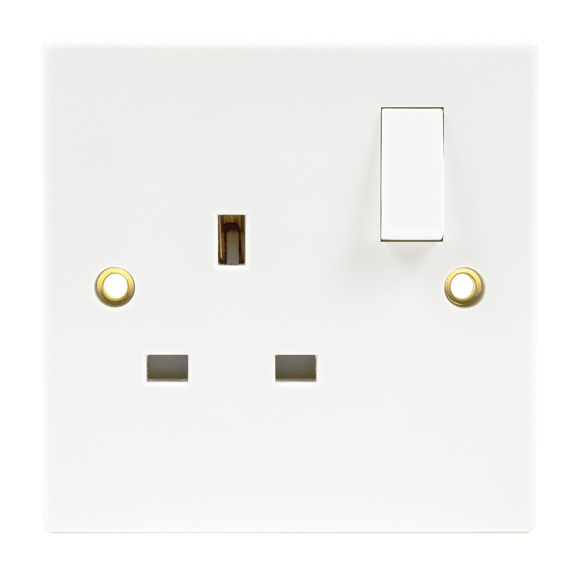 Niglon S131DPS 1 Gang 13A DP Switched Socket White Moulded