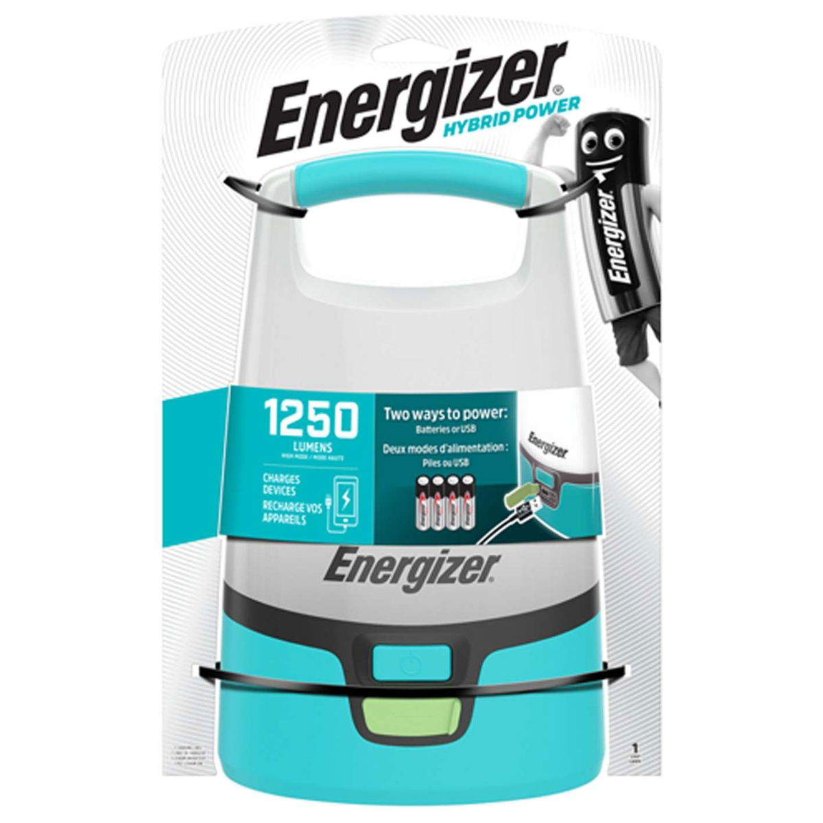 Energizer HYBRID1250 1250LM Vision Hybrid Powered Rechargeable LED Lantern