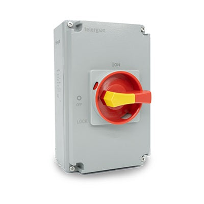 Switchtec S3-00803P4EA Telergon S3 80A 3P Enclosed Switch Disconnector Aluminium IP66