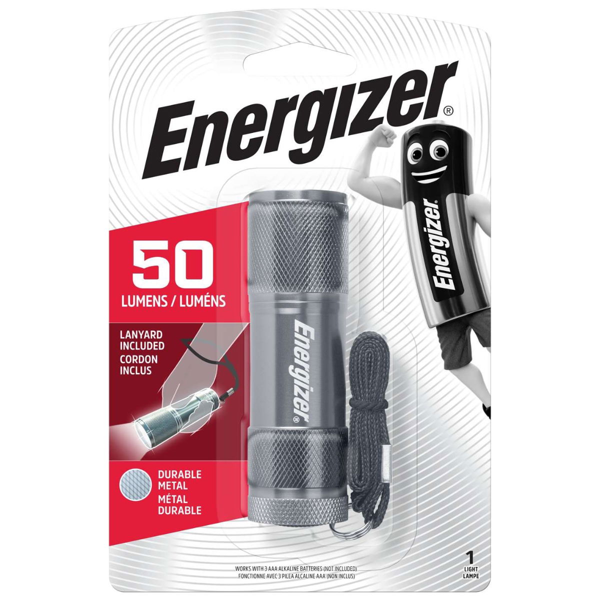 Energizer VALSML 50LM Small Value Metal Torch Light
