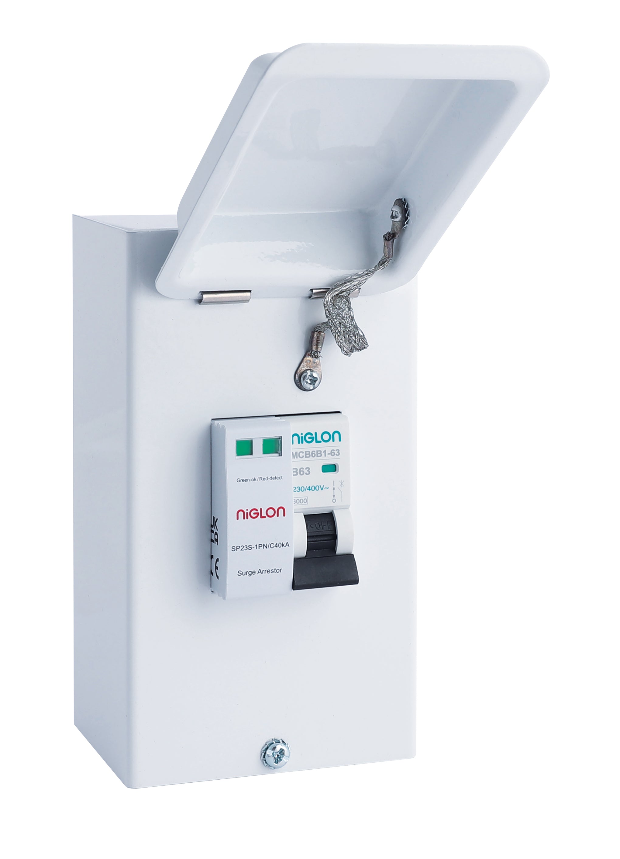 Niglon SAE2M-23-215A 2 Module 1P+N Enclosed Surge Protection Device IP2X