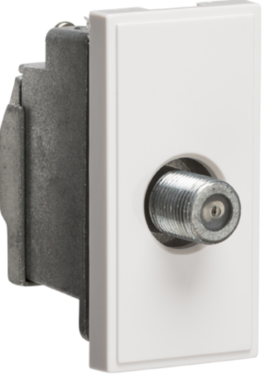 Euro SATW F Type Satellite Module White