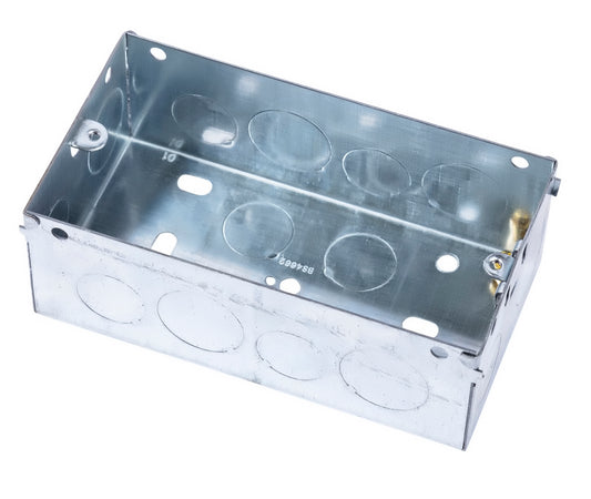 Niglon SB1 2 Gang 47mm Metal Box