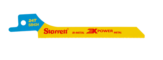 Starrett SB424-5 24TPI Metal Cutting Recipprocating Blades Pack of 20