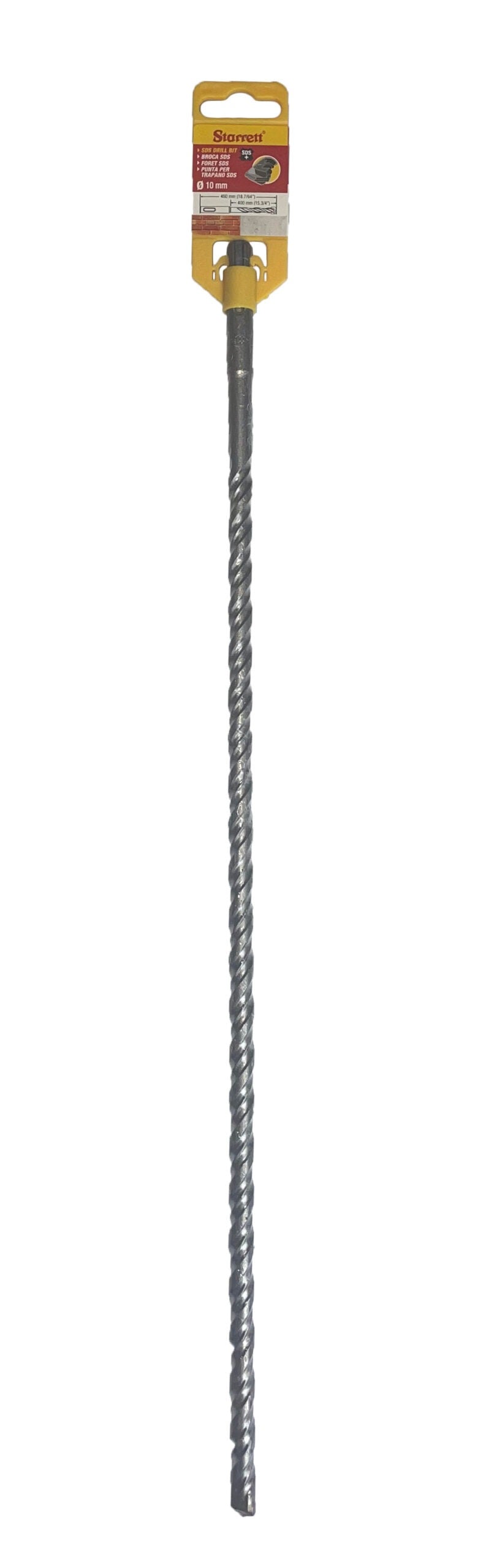 Starrett KBPS10E 10 x 460mm SDS Plus 2 Point Drill Bit
