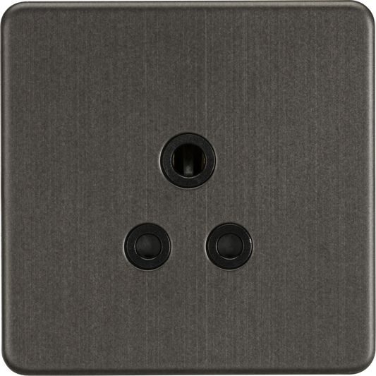 Knightsbridge SF5ASB 5A Unswitched Socket Smoked Bronze