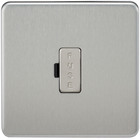 Knightsbridge SF6000BC 13A Unswitched Spur Brushed Chrome