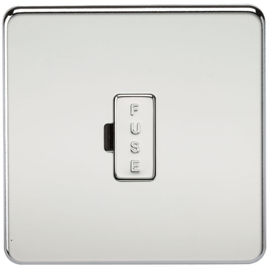 Knightsbridge SF6000PC 13A Unswitched Spur Polished Chrome