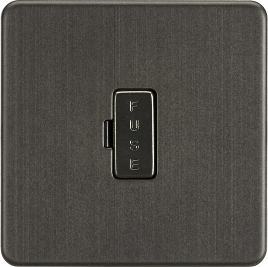 Knightsbridge SF6000SB 13A Unswitched Spur Smoked Bronze