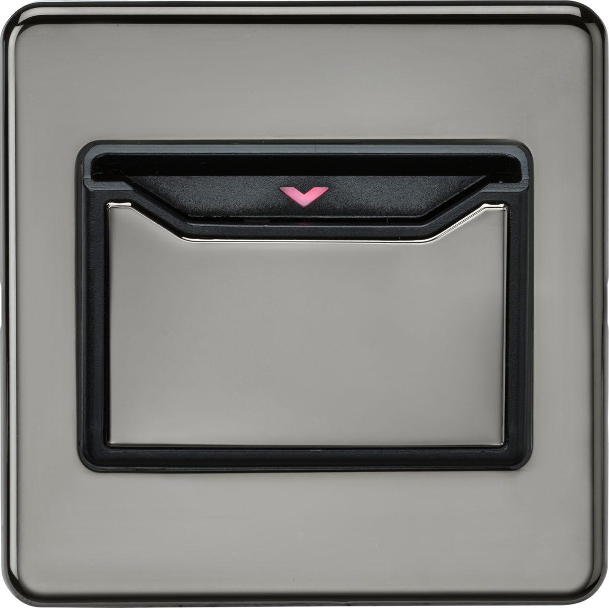 Knightsbridge SFCARDBN 1 Gang 32A Keycard Switch Black Nickel