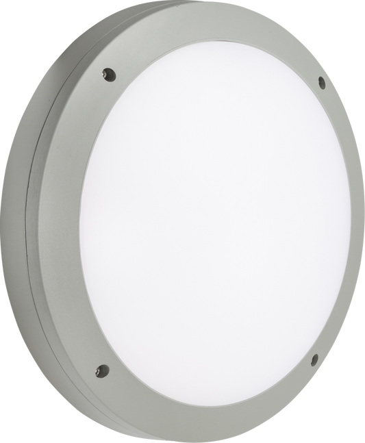 Knightsbridge SHE1G 18W CCT LED Bulkhead Grey