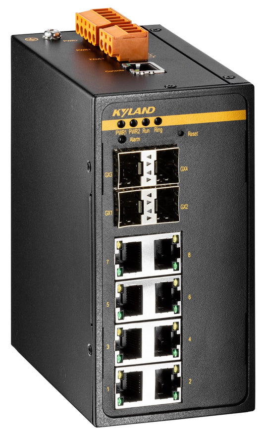 Switchtec SICOM3000A-4GX8T-L2 Kyland Sicom 24-48VDC 12 Way (8 + 4 SFP) Managed RJ45 Ethernet Switch