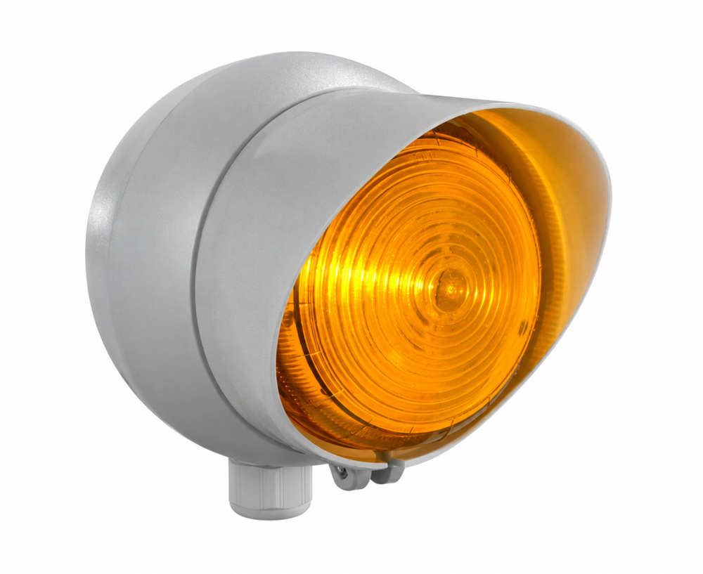 Switchtec TLINE-AJR-12/24 Sirena T-Line Module Industrial LED Traffic Light 12-24V AC/DC Amber IP66