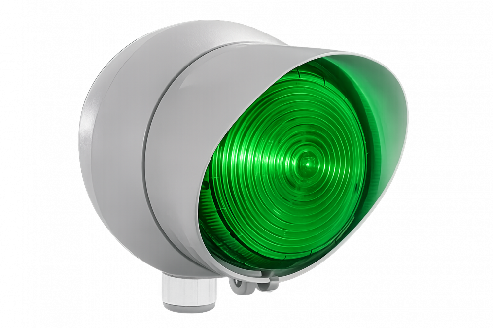 Switchtec TLINE-GJR-12/24 Sirena T-Line Module Industrial LED Traffic Light 12-24V AC/DC Green IP66