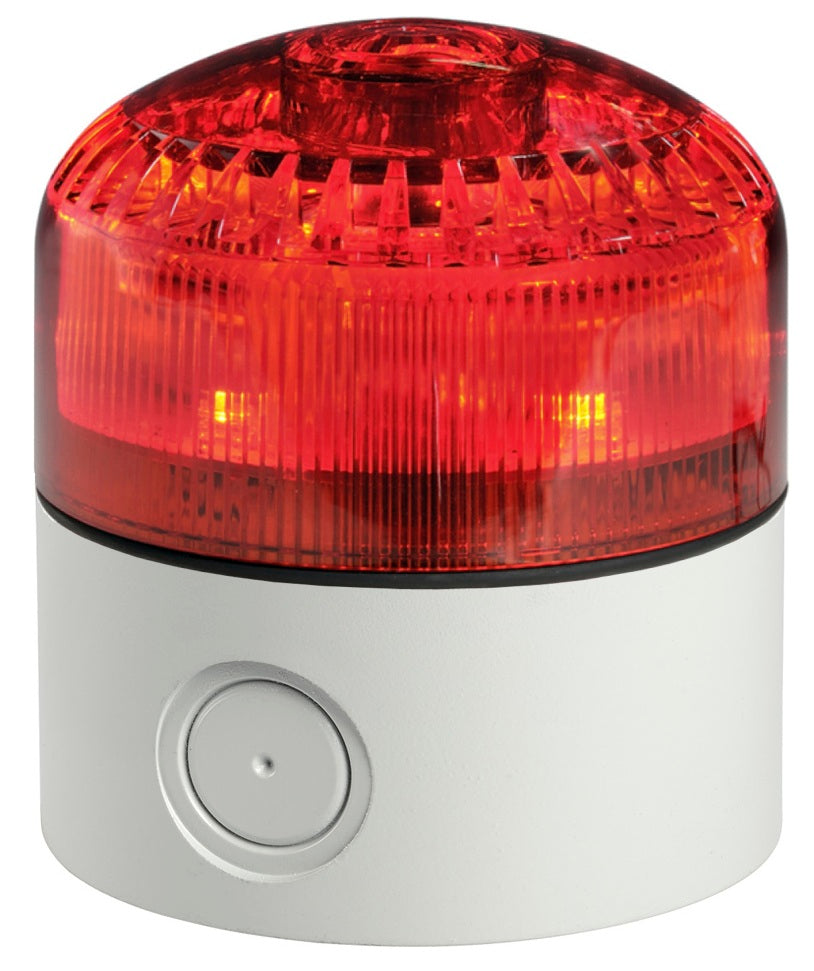 Switchtec SIR-E-3-HTDG Sirena SIR-E 120-230V Red Multifunction Sounder Beacon with Deep Grey Base IP
