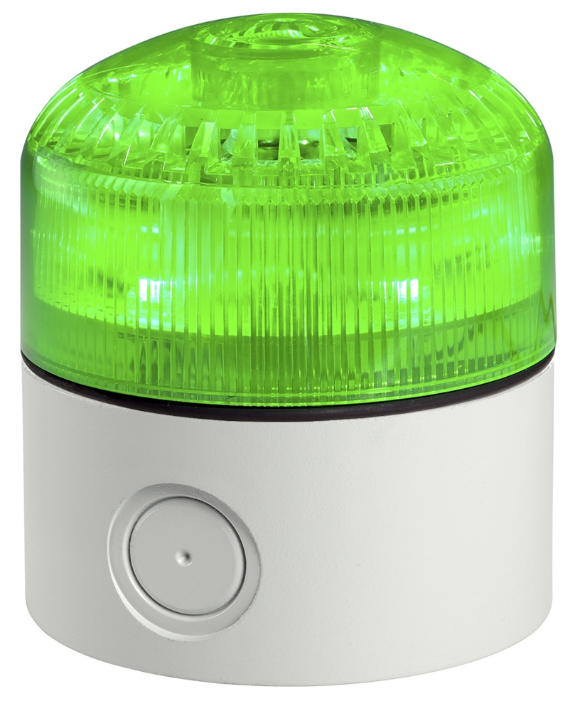 Switchtec SIR-E-4-LTDG Sirena SIR-E 12-24V Green Multifunction Sounder Beacon with Deep Grey Base IP