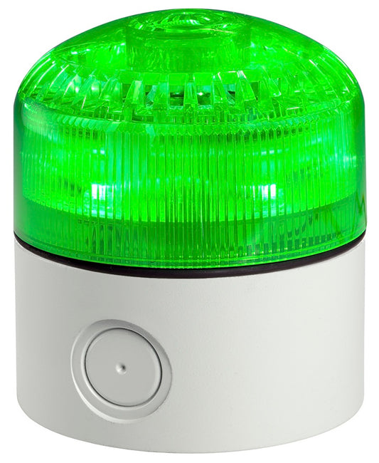 Switchtec SIR-E-4-LTDG Sirena SIR-E 12-24V Green Multifunction Sounder Beacon with Deep Grey Base IP