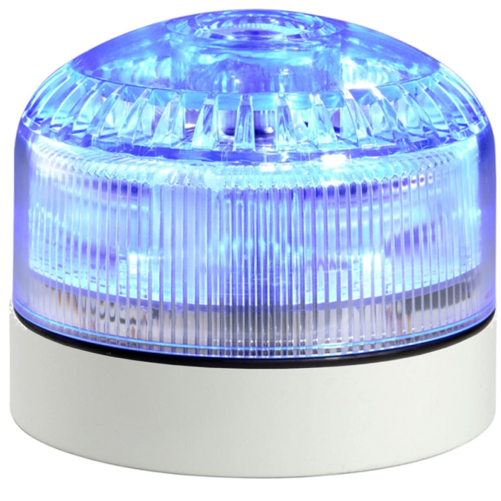 Switchtec SIR-E-JR-1-LTSG Sirena SIR-E-Junior 12-24V Blue Multifunction Sounder Beacon with Grey Sha