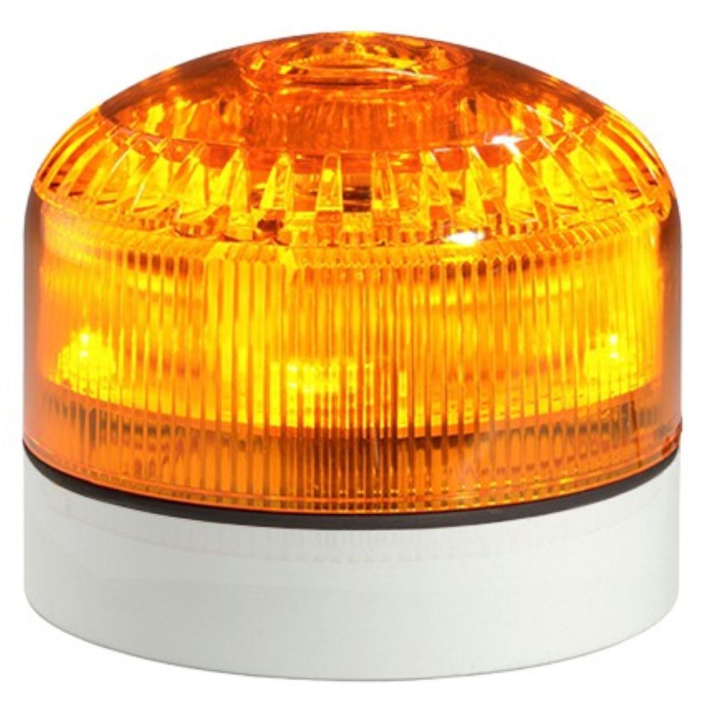 Switchtec SIR-E-JR-2-LTSG Sirena SIR-E-Junior 12-24V Amber Multifunction Sounder Beacon with Grey Sh