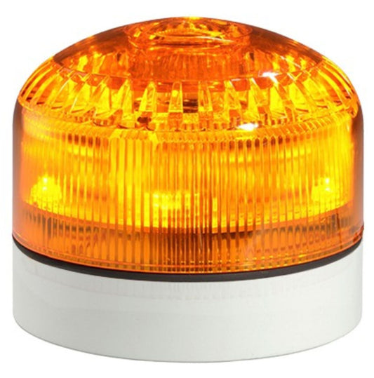 Switchtec SIR-E-JR-2-LTSG Sirena SIR-E-Junior 12-24V Amber Multifunction Sounder Beacon with Grey Sh