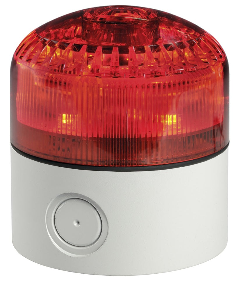 Switchtec SIR-E-JR-3-LTDG Sirena SIR-E-Junior 12-24V Red Multifunction Sounder Beacon with Grey Deep