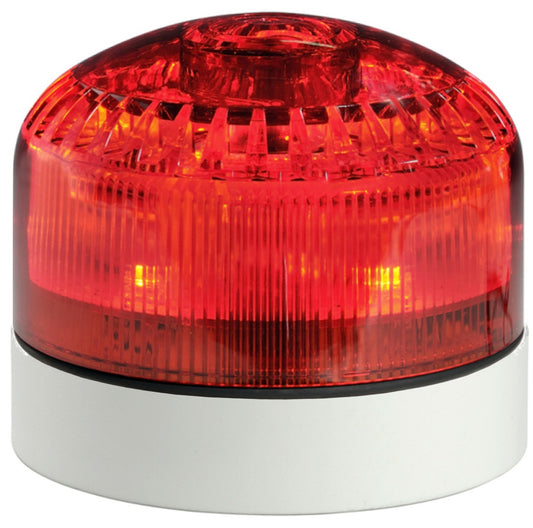 Switchtec SIR-E-JR-3-LTSG Sirena SIR-E-Junior 12-24V Red Multifunction Sounder Beacon with Grey Shal