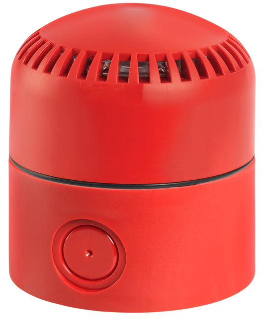 Switchtec SIR-E-S-LTDR Sirena SIR-E-S 12-24V Red Multi Tone Sounder with Deep Red Base IP65
