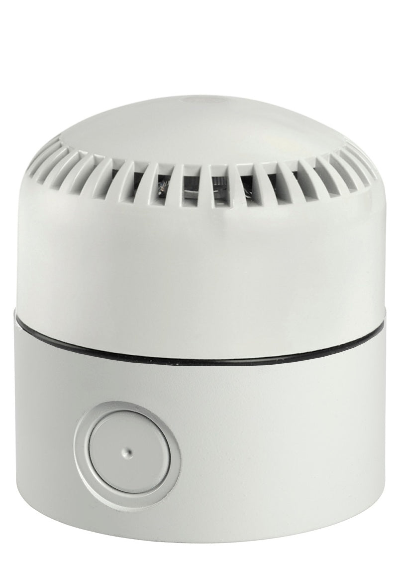 Switchtec SIR-E-S-LTDG Sirena SIR-E-S 12-24V Grey Multi Tone Sounder with Deep Grey Base IP65