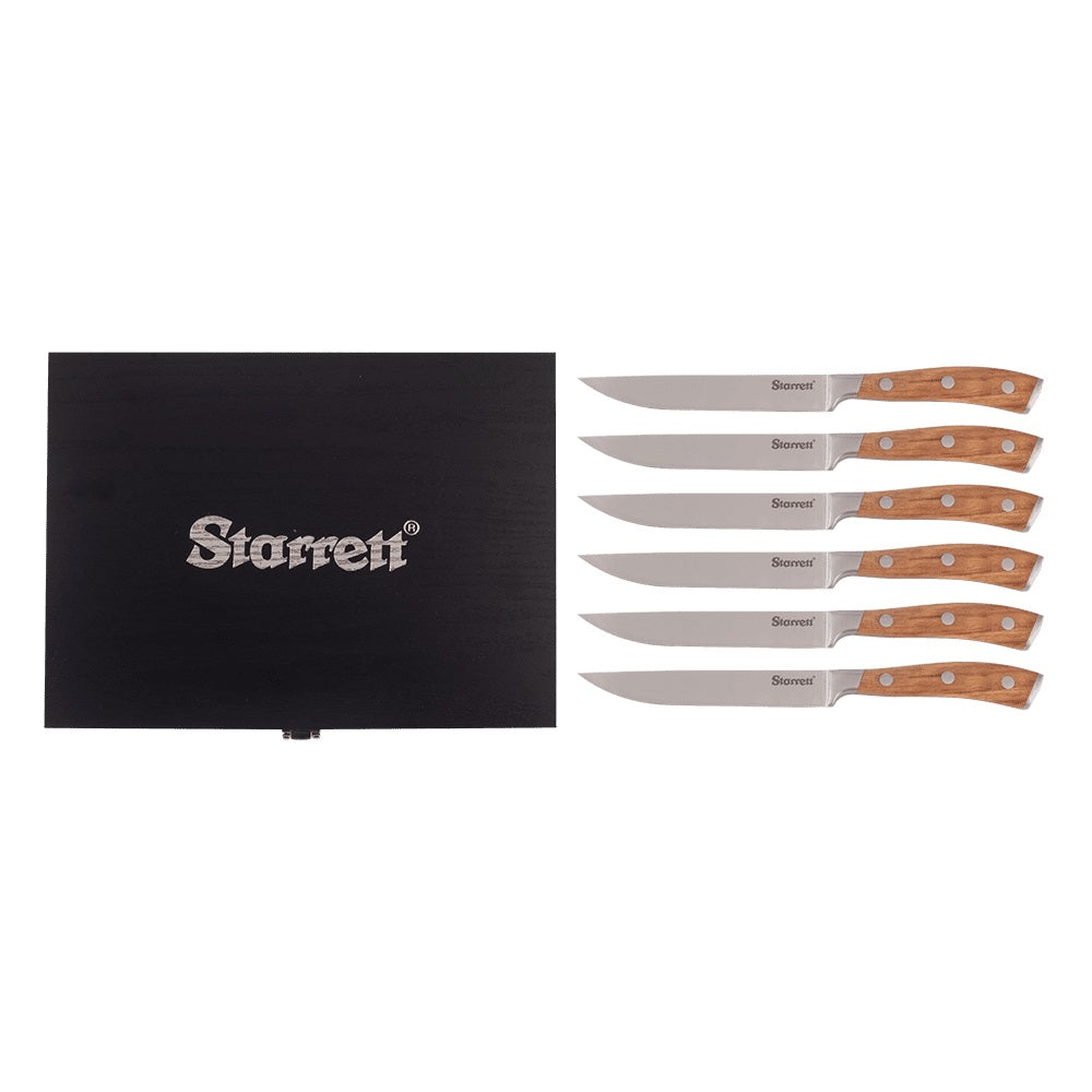 Starrett SKK-6WD 6pc Steak Knives Kit