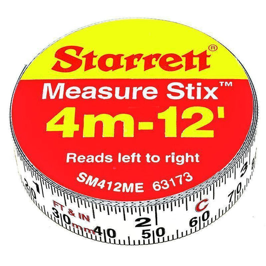 Starrett SM412ME 13mm x 4m Measure Stix