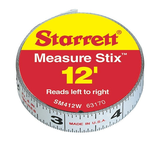 Starrett SM412WRL 4m Measure Stix
