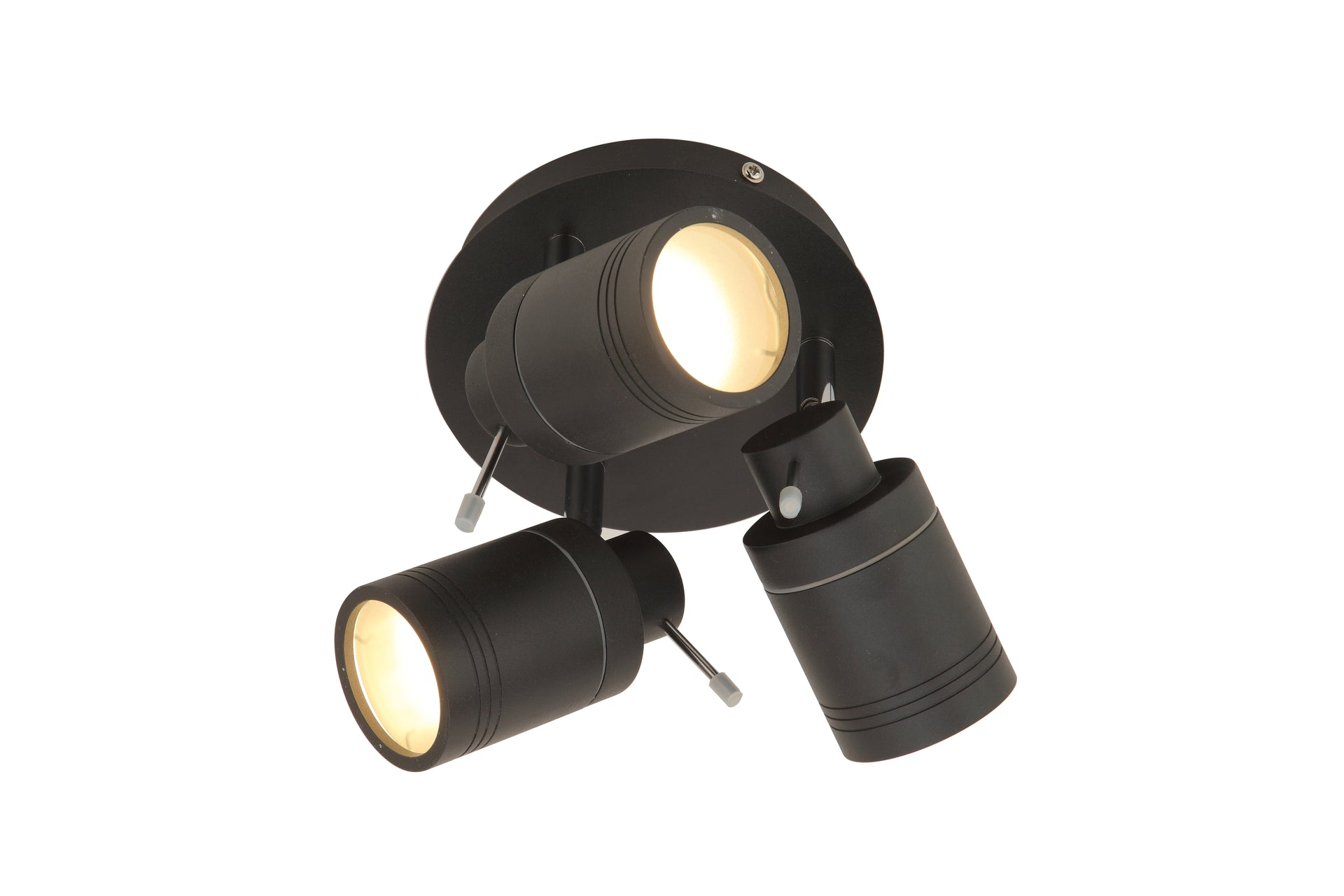 Forum SPA-27405-MBLK Scorpius 3 x GU10 Spotlight IP44 Matt Black