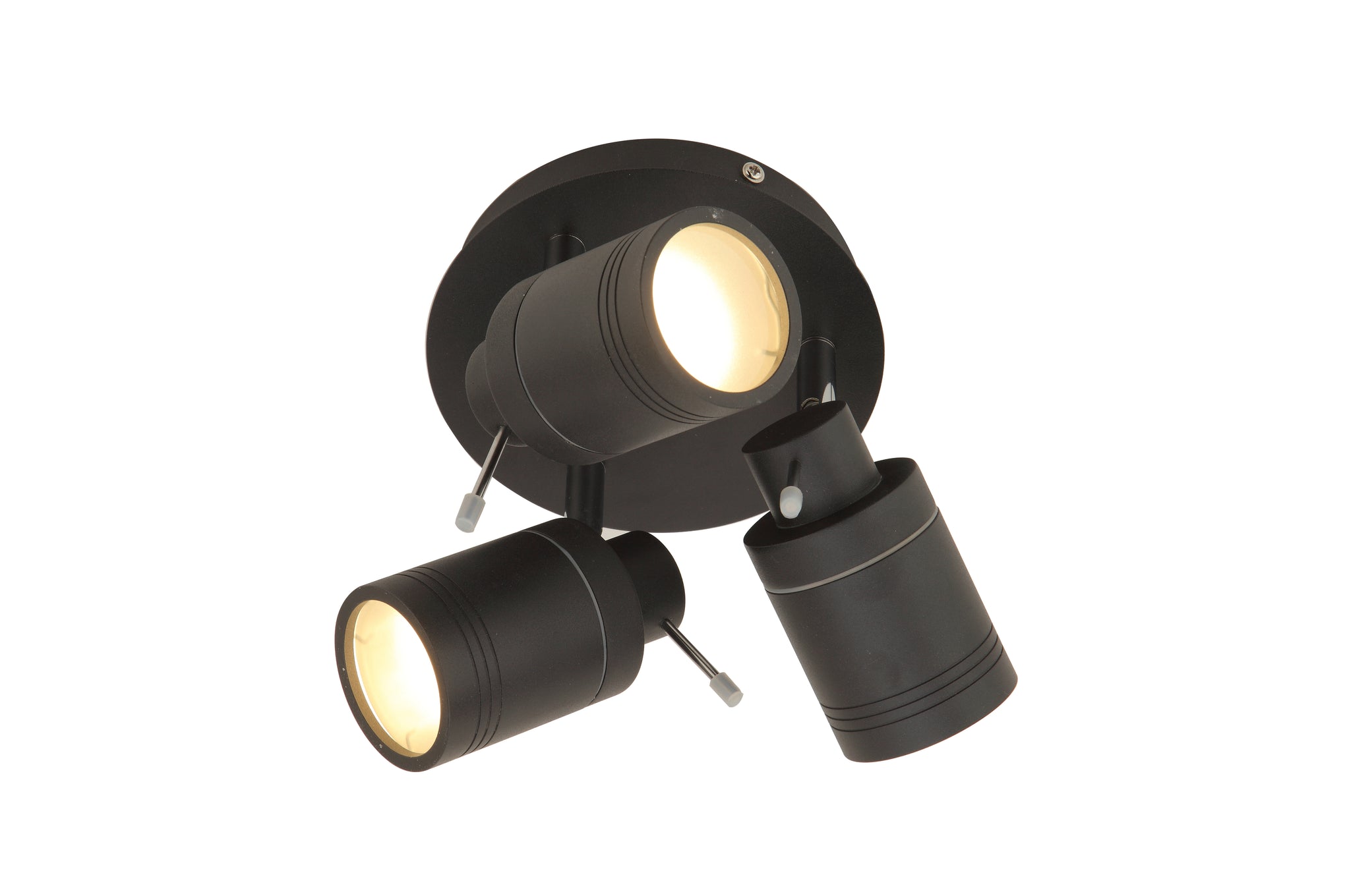 Forum SPA-27405-MBLK Scorpius 3 x GU10 Spotlight IP44 Matt Black