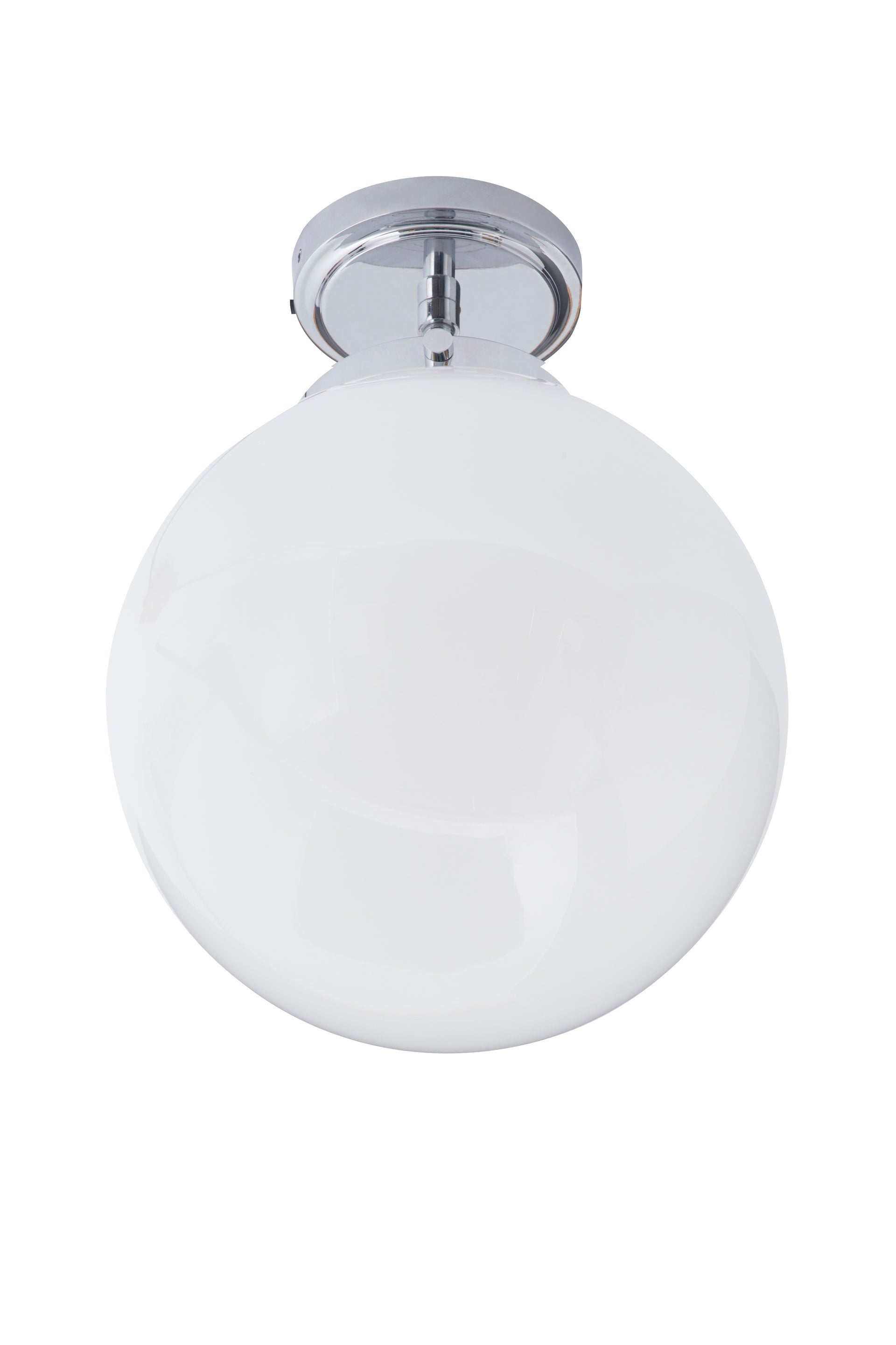 Forum SPA-31309-CHR Porto G9 Opal Globe Ceiling Light IP44 Chrome