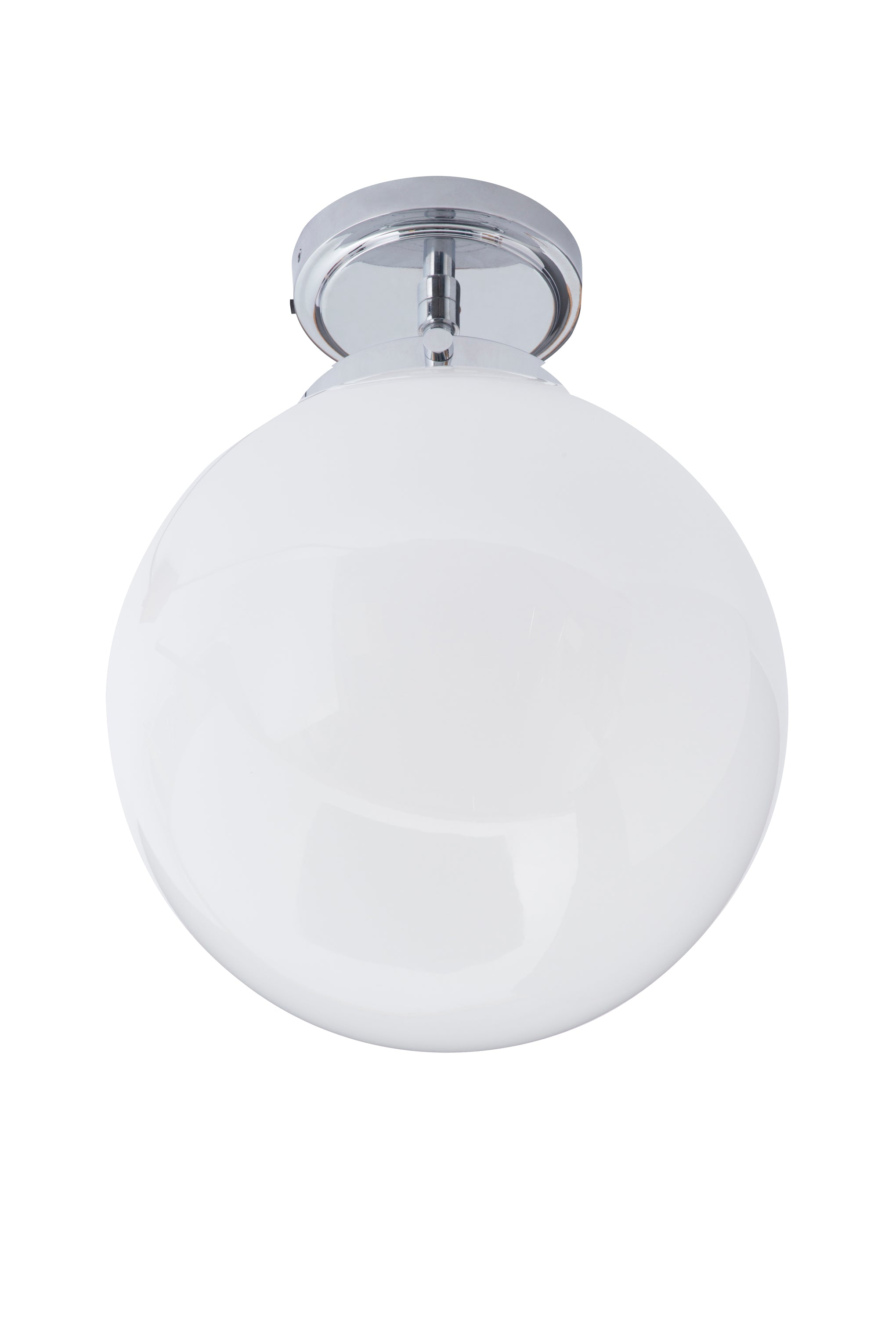 Forum SPA-31309-CHR Porto G9 Opal Globe Ceiling Light IP44 Chrome