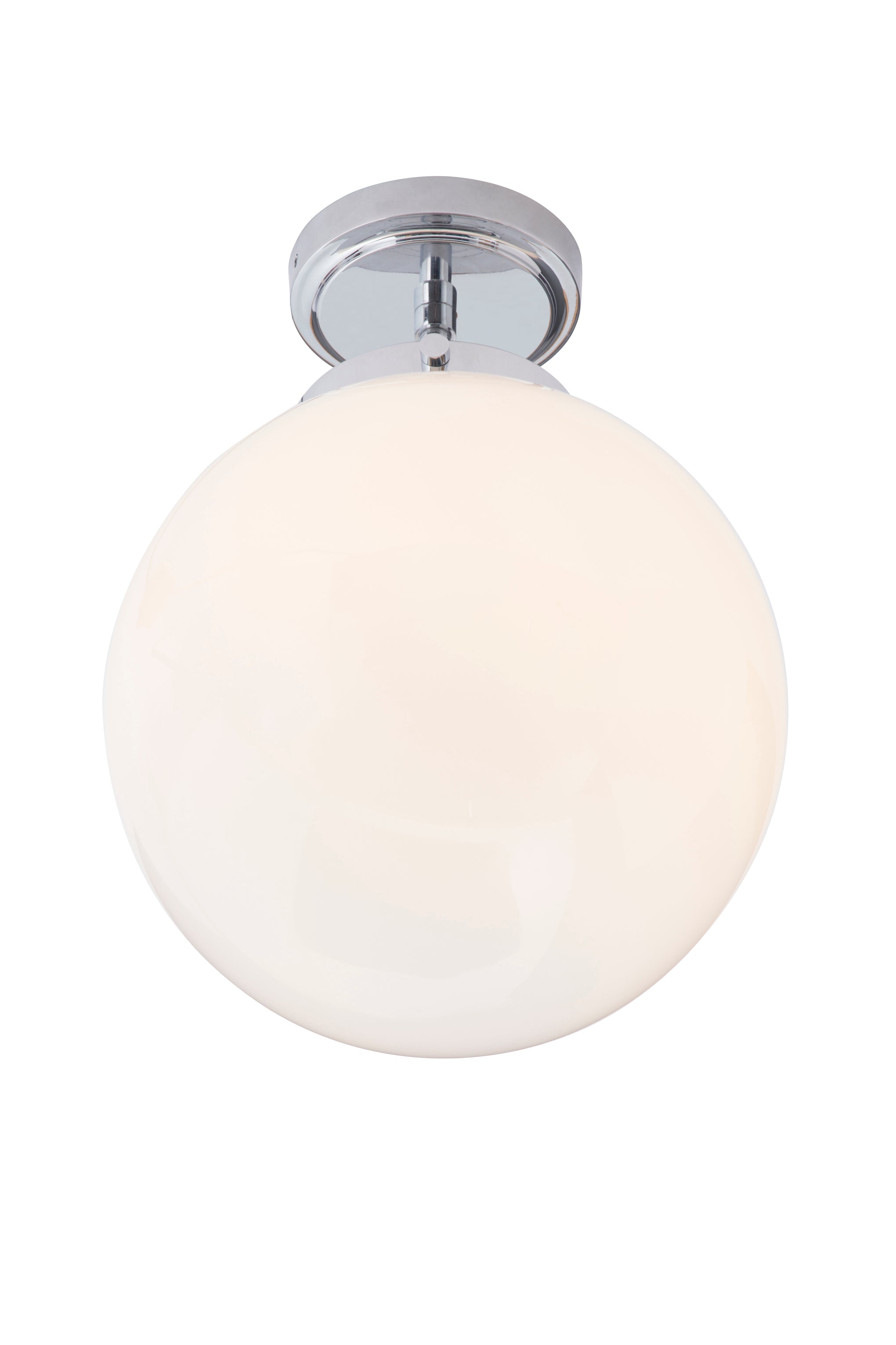 Forum SPA-31309-CHR Porto G9 Opal Globe Ceiling Light IP44 Chrome