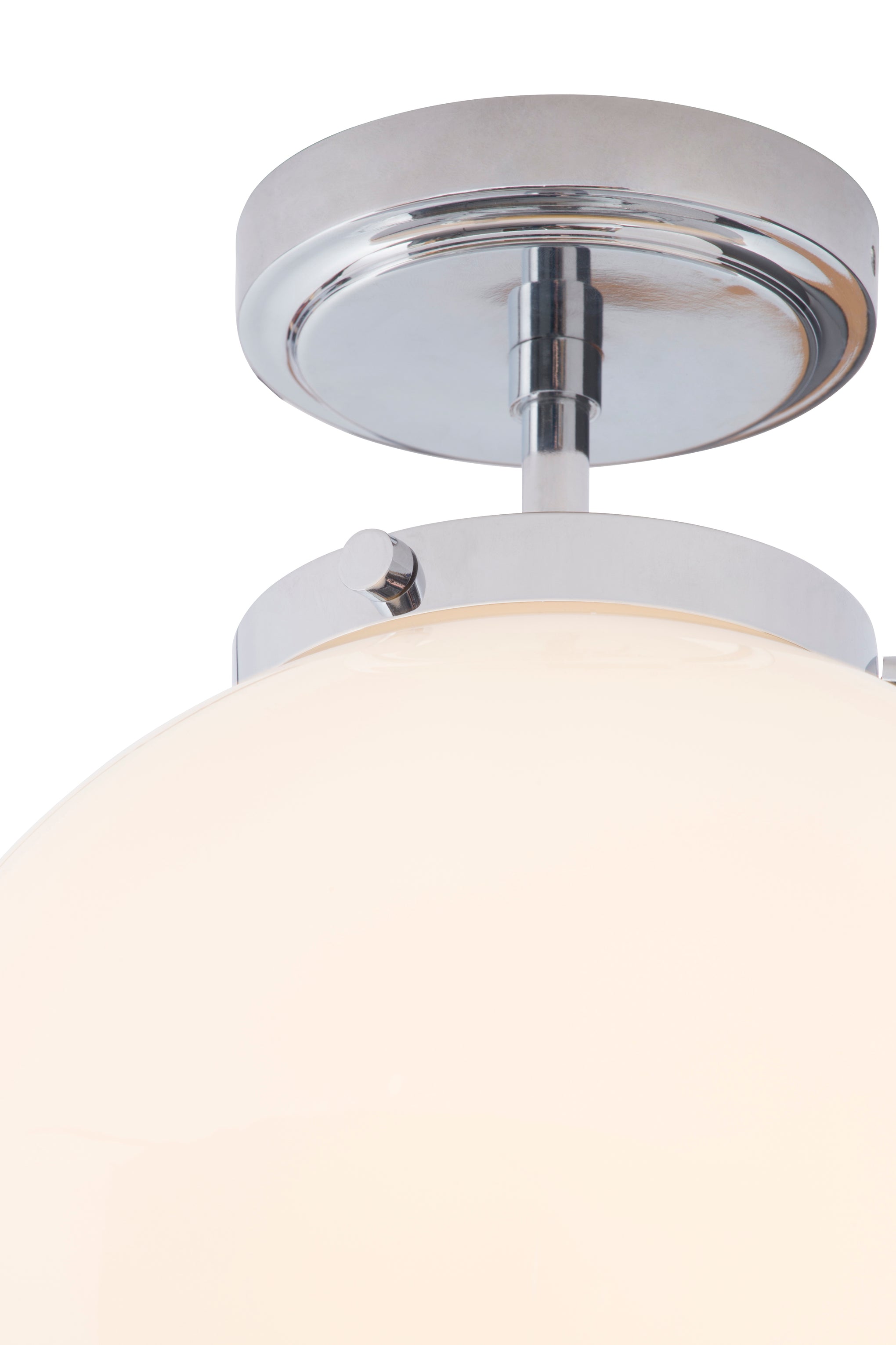 Forum SPA-31309-CHR Porto G9 Opal Globe Ceiling Light IP44 Chrome