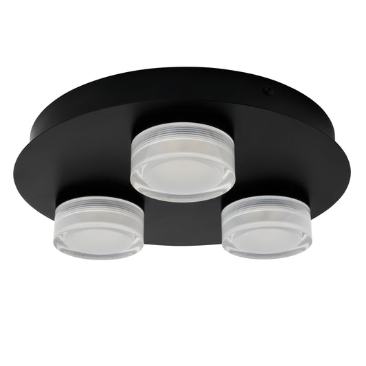 Forum SPA-31736-BLK Amalfi 14W Round LED Spotlight 4000K IP44 Matt Black