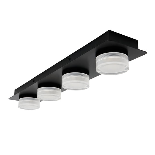 Forum SPA-31737-BLK Amalfi 21.5W Rectangular LED Bar Spotlight 4000K IP44 Matt Black