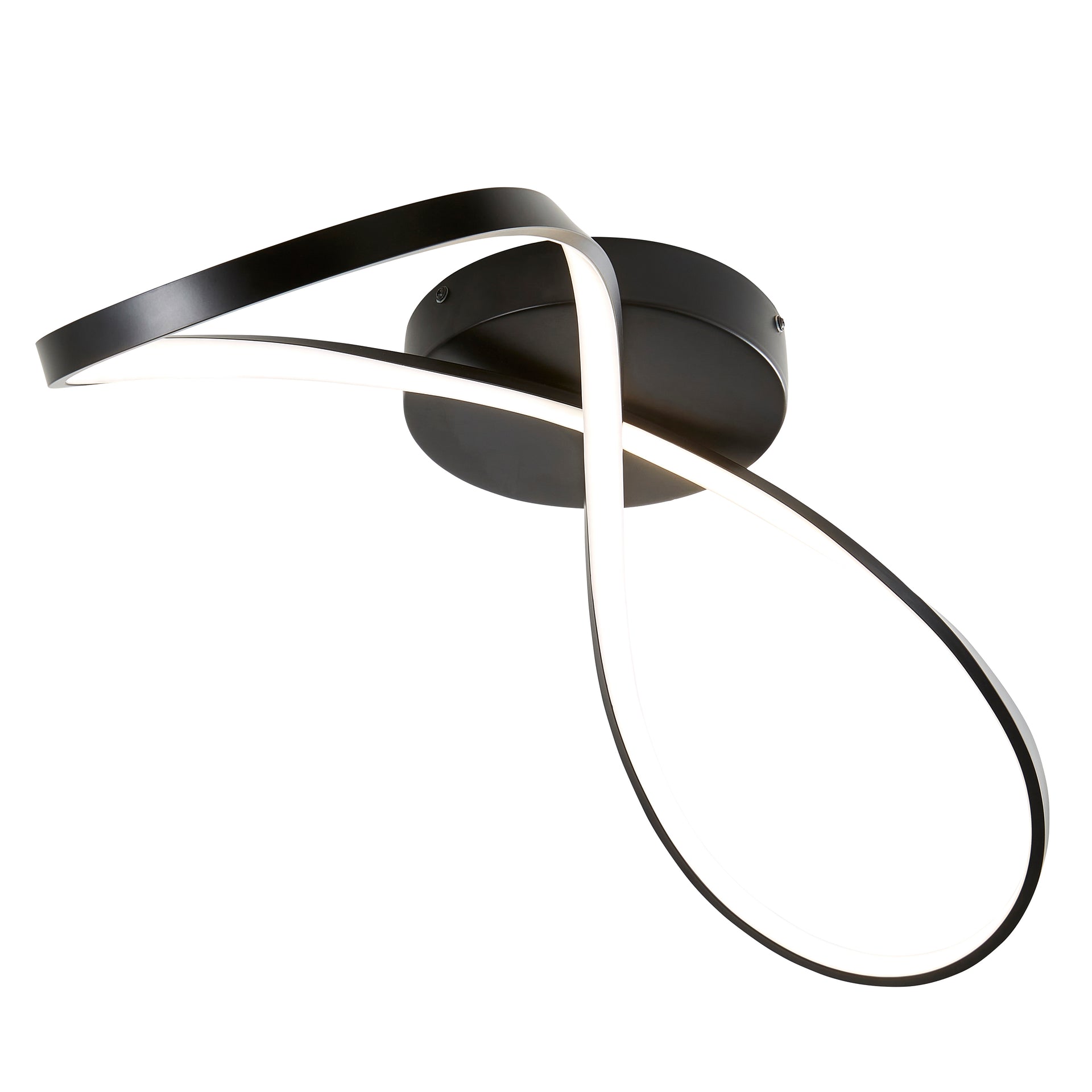 Forum SPA-36130-MBLK Dafni 32W LED Infinity Ceiling Light 4000K IP44 Matt Black