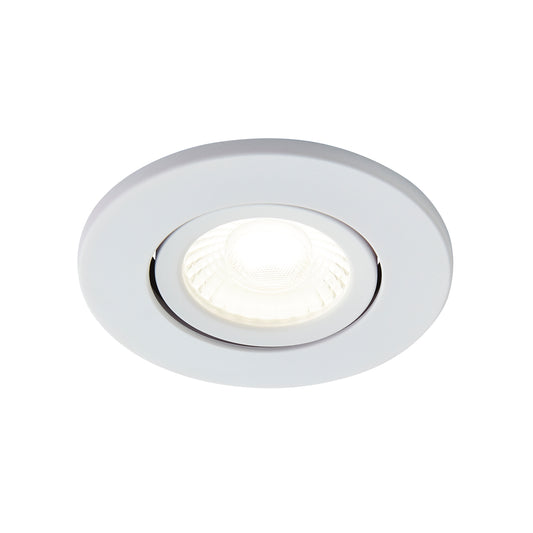 Forum SPA-38571-MWHT Como 5W LED Tilt Downlight 4000K IP65 Matt White