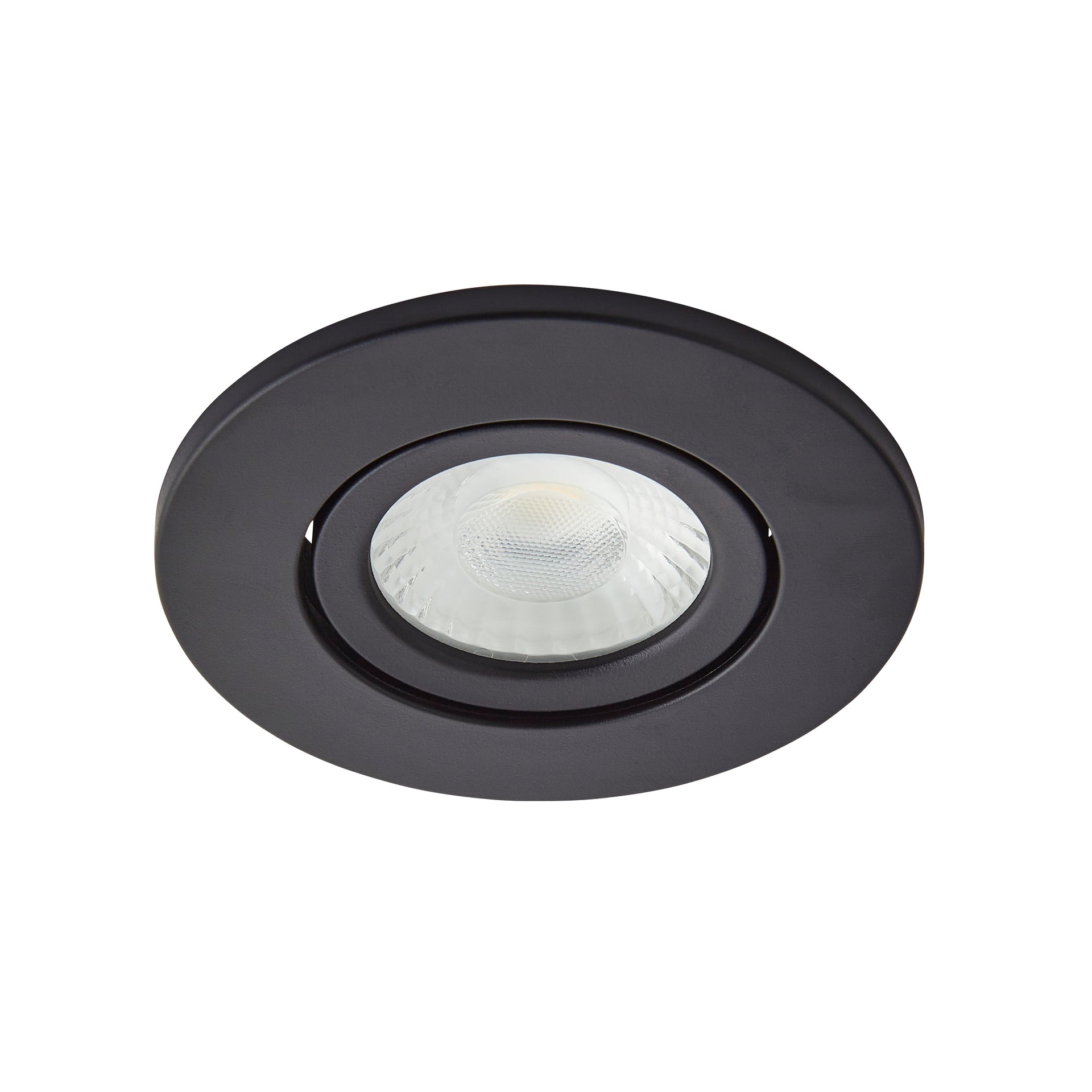 Forum SPA-38571-SBLK Como 5W LED Tilt Downlight 4000K IP65 Satin Black