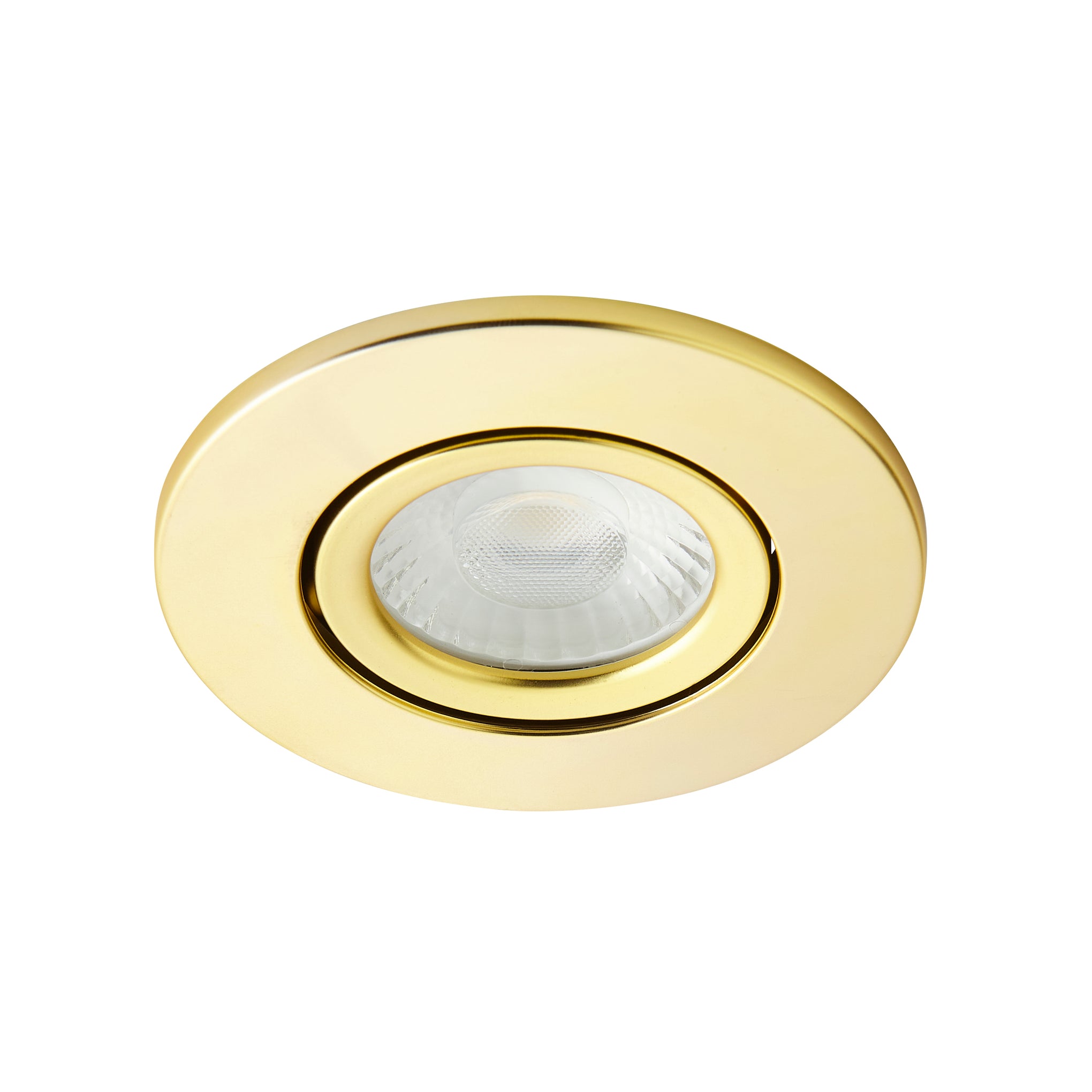 Forum SPA-38571-SBRS Como 5W LED Tilt Downlight 4000K IP65 Satin Brass